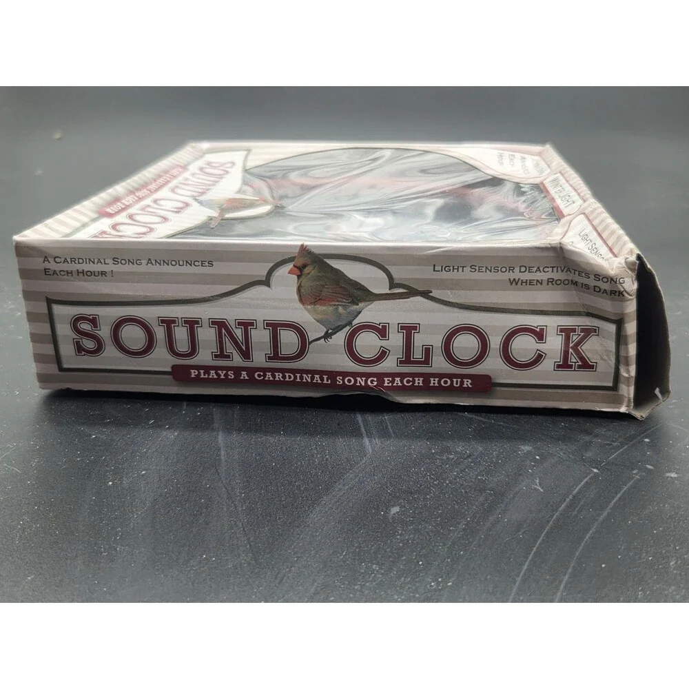 Winter Light Cardinal Sound Clock
